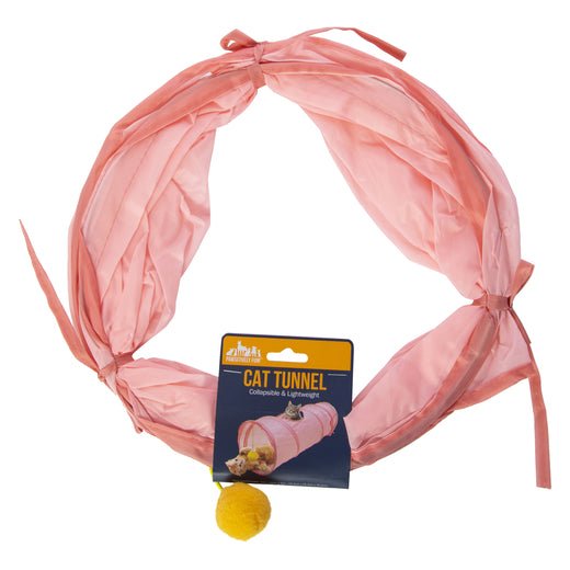 Cat tunnel with soft ball toy 30in - Utlty - UTLTY