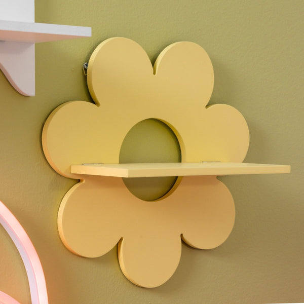 daisy decorative wall shelf 10in - UTLTY