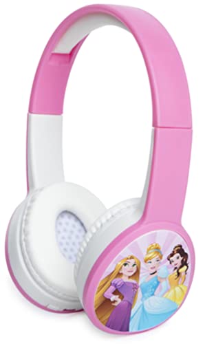 Disney Princess Bluetooth Kid-Safe Wireless Headphones - Volume Limiting - UTLTY