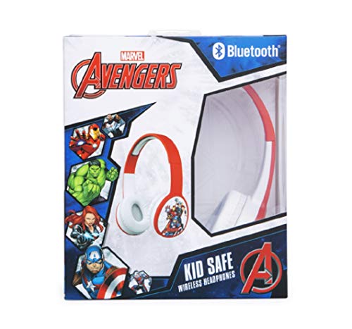 Tech2Go Marvel Avengers Kids Safe Headphones with Built in Volume Limiting Feature for Safe Listening - UTLTY
