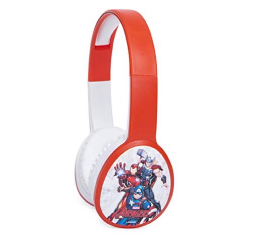 Tech2Go Marvel Avengers Kids Safe Headphones with Built in Volume Limiting Feature for Safe Listening - UTLTY