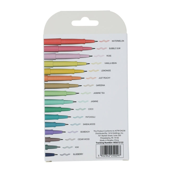 Zegsy 16-count scented felt tip pens - UTLTY