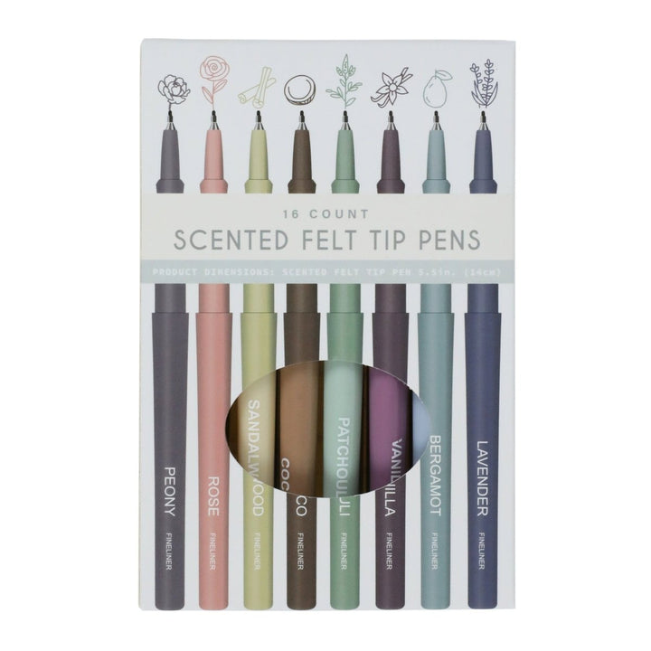 Zegsy 16-count scented felt tip pens - UTLTY
