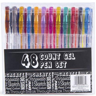 Zegsy 48-count gel pen set - UTLTY