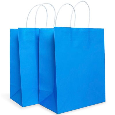 Zegsy 6-count medium neon gift bags 13in x 10.5in - UTLTY