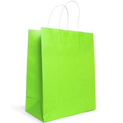 Zegsy 6-count medium neon gift bags 13in x 10.5in - UTLTY