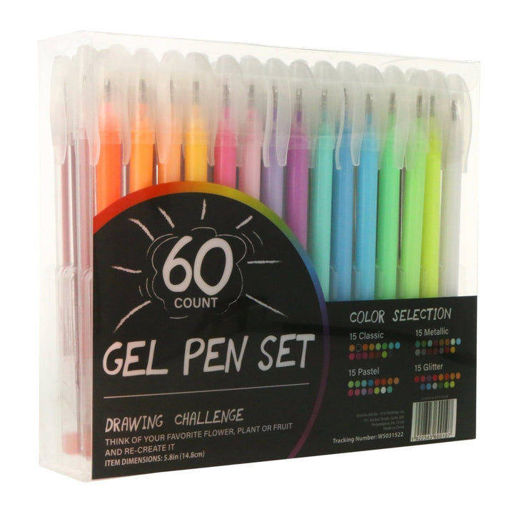 Zegsy 60-count gel pens set - UTLTY