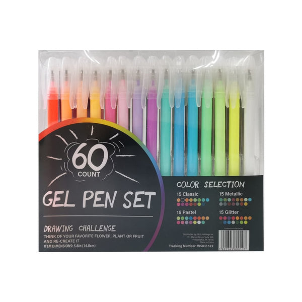 Zegsy 60-count gel pens set - UTLTY