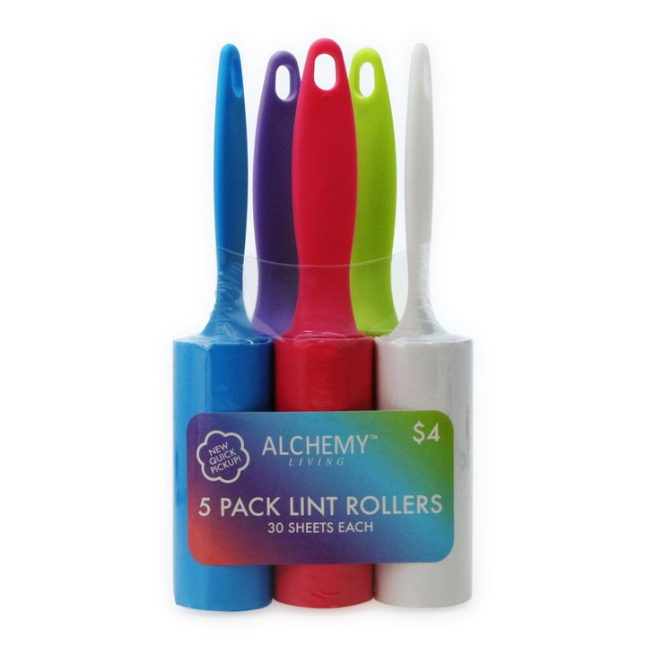 Zegsy alchemy living™ 5-pack lint rollers, 30 sheets each - UTLTY