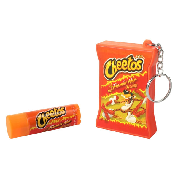 Zegsy flamin’ hot cheetos® flavored lip balm & keychain set - UTLTY