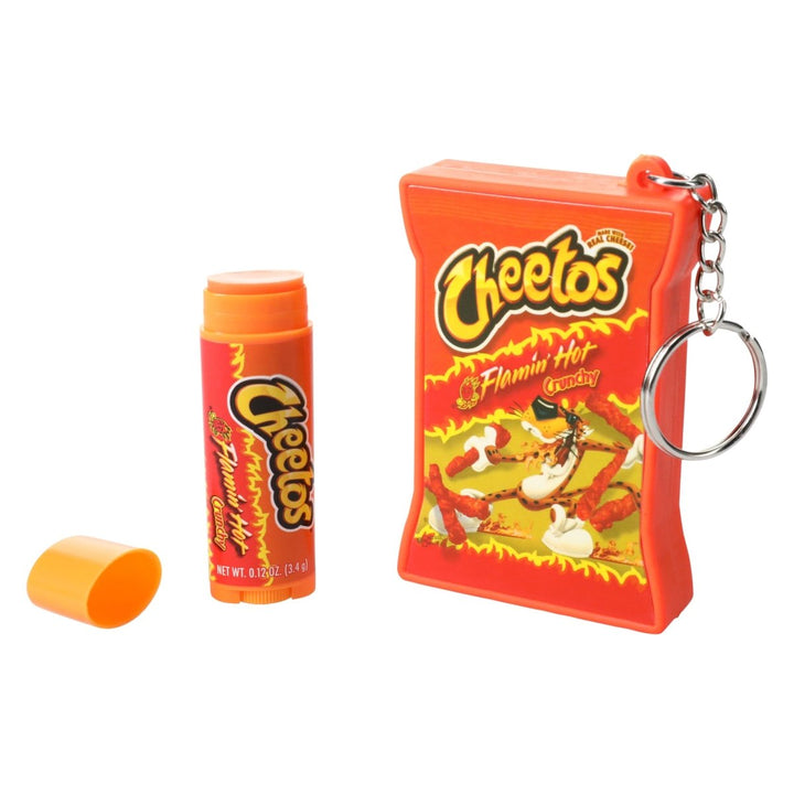 Zegsy flamin’ hot cheetos® flavored lip balm & keychain set - UTLTY