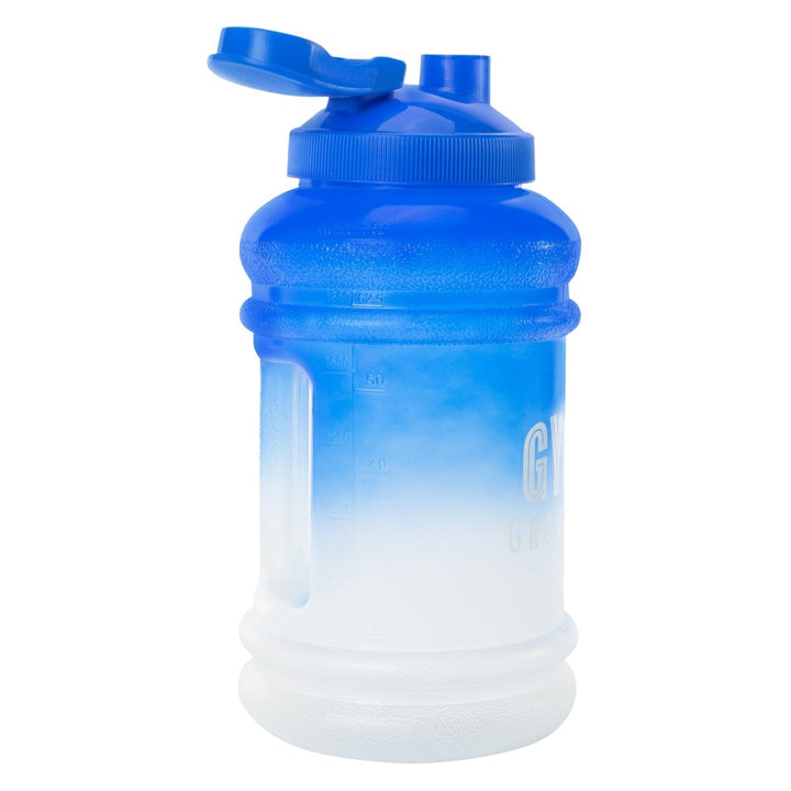 Zegsy gym growler flip-cap ombre jumbo water bottle 73oz - UTLTY