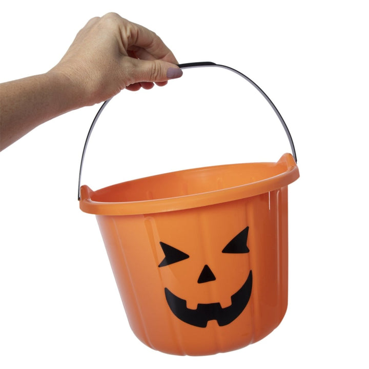 Zegsy halloween trick-or-treat bucket 8.25in x 7in - UTLTY