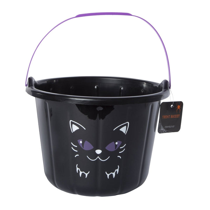 Zegsy halloween trick-or-treat bucket 8.25in x 7in - UTLTY