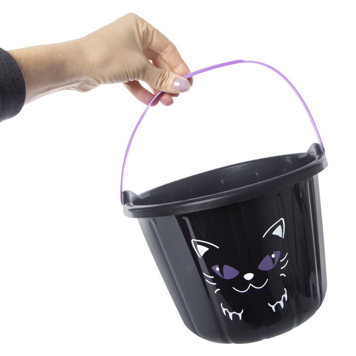 Zegsy halloween trick-or-treat bucket 8.25in x 7in - UTLTY