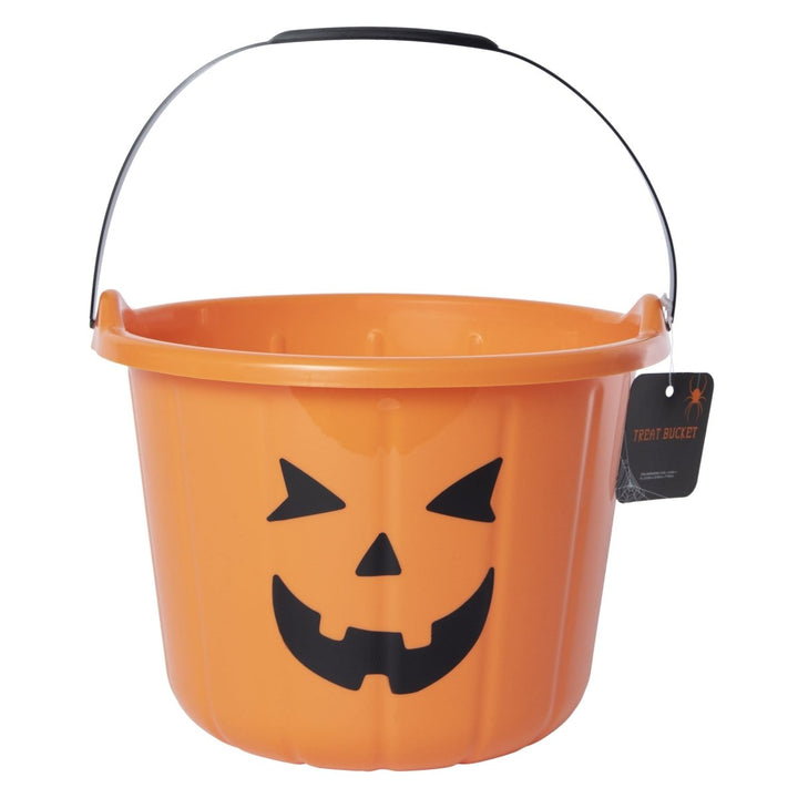 Zegsy halloween trick-or-treat bucket 8.25in x 7in - UTLTY