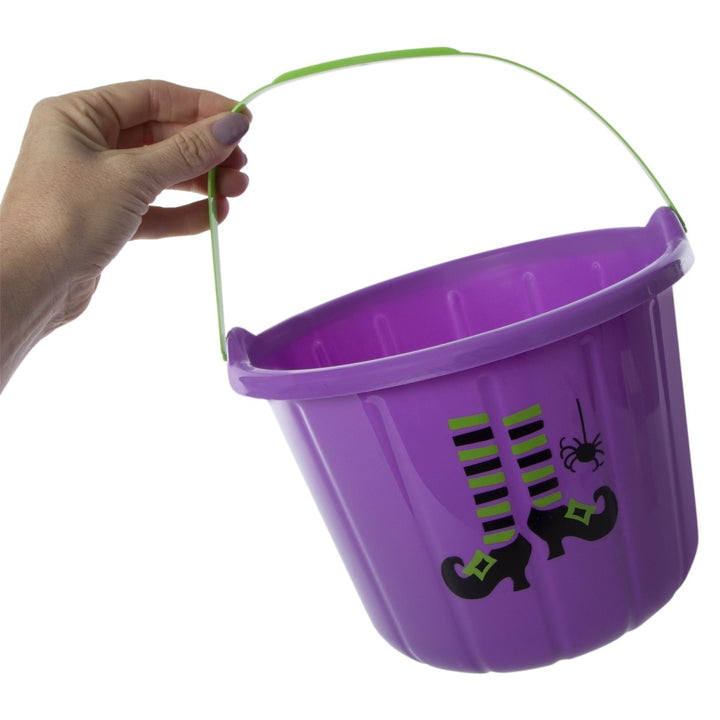 Zegsy halloween trick-or-treat bucket 8.25in x 7in - UTLTY