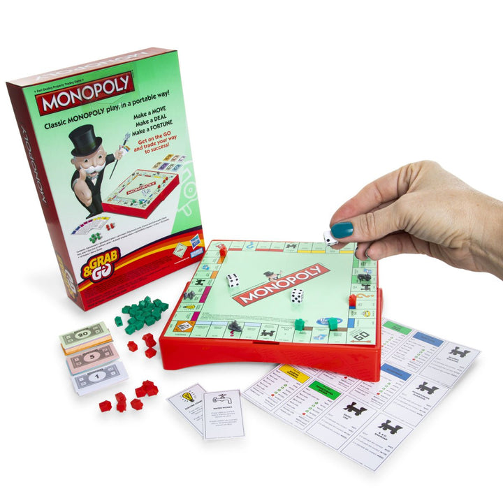 Zegsy hasbro® grab & go games - monopoly® - UTLTY