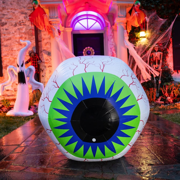 Zegsy inflatable eyeball halloween decoration 40in - UTLTY