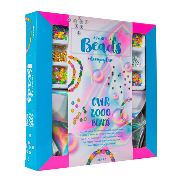 Zegsy jewelry making bead kit & case with 2000+ beads - UTLTY