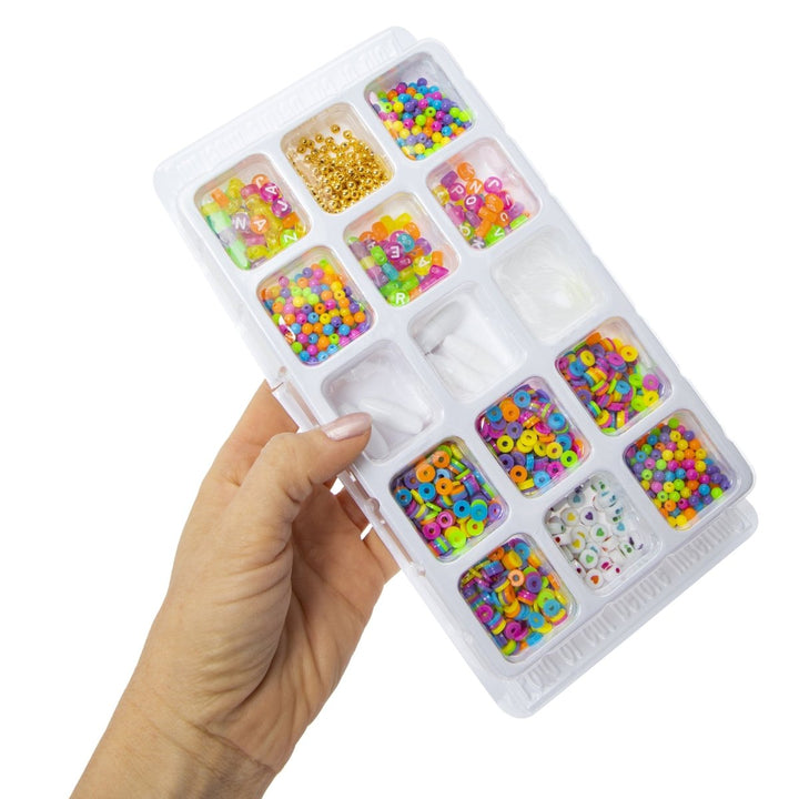 Zegsy jewelry making bead kit & case with 2000+ beads - UTLTY