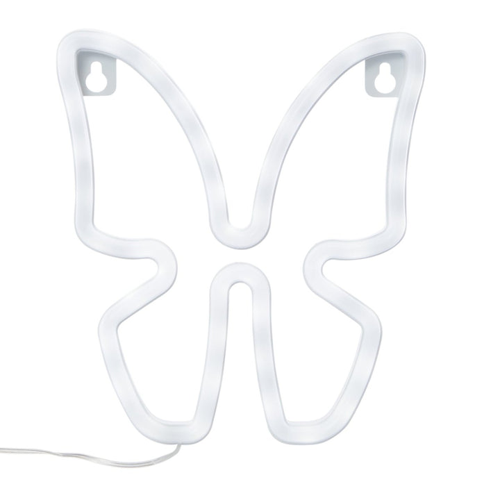 Zegsy LED butterfly icon wall light 8in x 7in - UTLTY