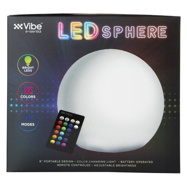 Zegsy LED color change sphere light with remote 6in - UTLTY