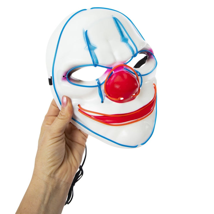 Zegsy LED halloween mask 9.7in x 7.3in - UTLTY