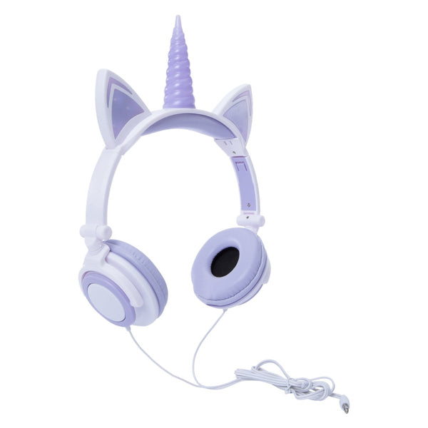 Zegsy LED light up animal ears headphones - unicorn - UTLTY