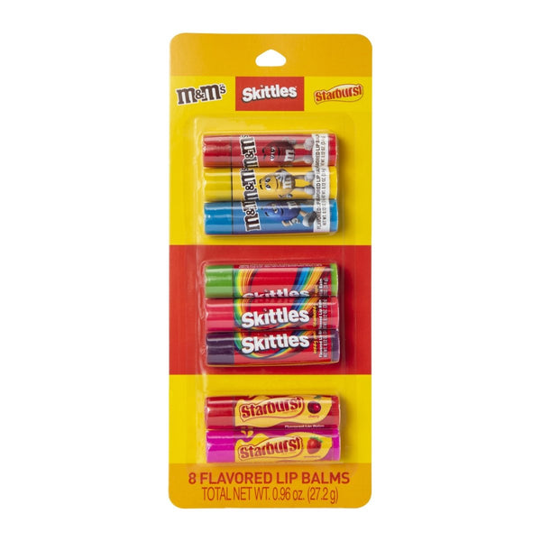 Zegsy mars® candy flavored lip balm 8-pack - UTLTY