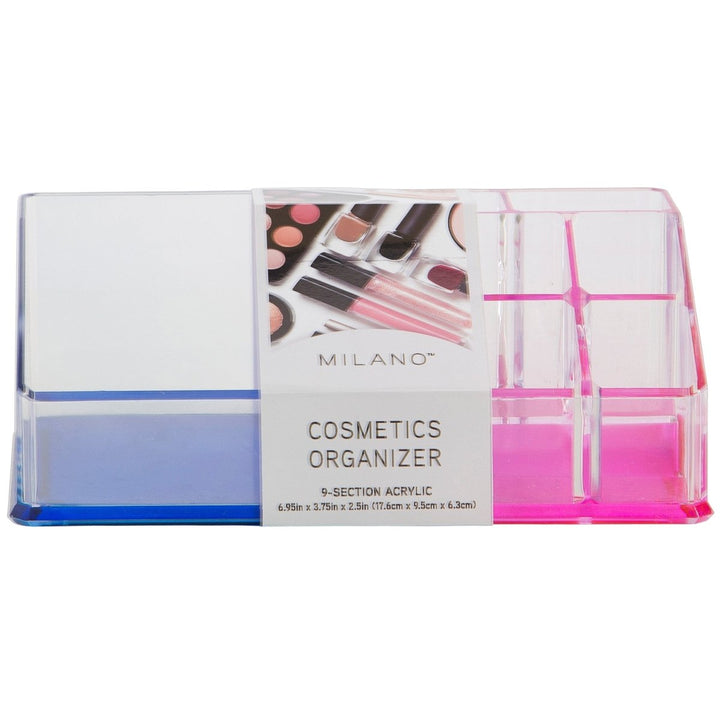 Zegsy milano™ 9-section acrylic makeup organizer - UTLTY