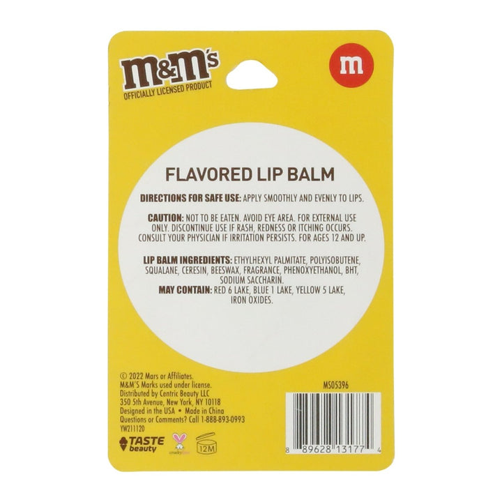 Zegsy m&m's® chocolate flavored lip balm 0.35oz - UTLTY