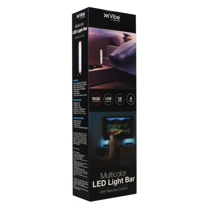 Zegsy multicolor LED light bar w/ remote control 11in - UTLTY