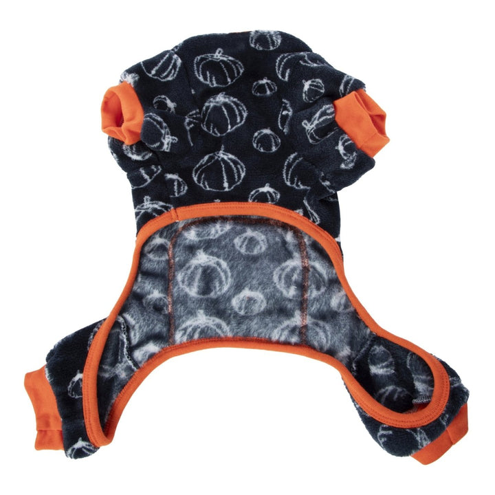 Zegsy pumpkin halloween plush pet pajamas - UTLTY