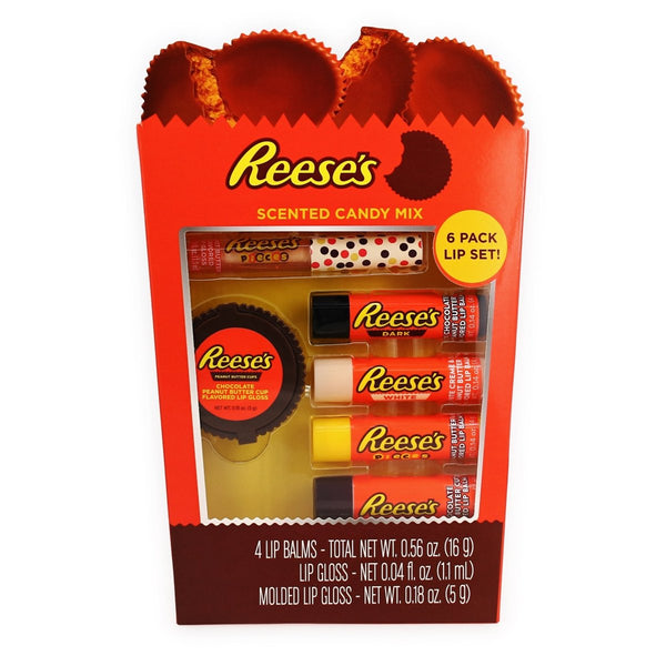 Zegsy reese's® candy mix 6-pack lip balm & gloss set - UTLTY