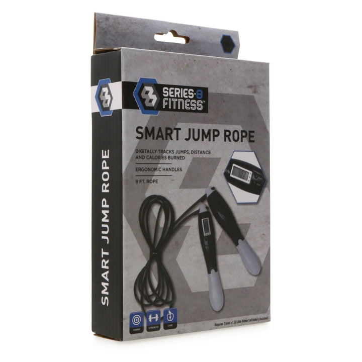 Zegsy series-8 fitness™ 9ft smart jump rope with LED display - UTLTY