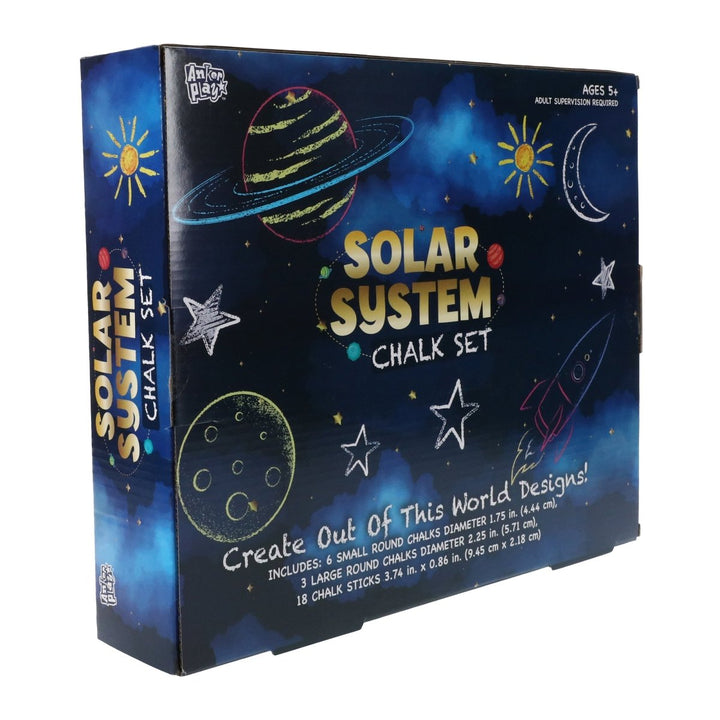 Zegsy solar system chalk set 27-piece - UTLTY