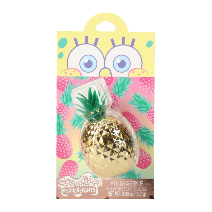 Zegsy spongebob squarepants™ gold pineapple flavored lip gloss 0.09oz - UTLTY