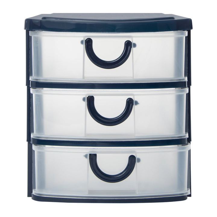 Zegsy stackable 3-drawer mini organizer 7.5in - UTLTY