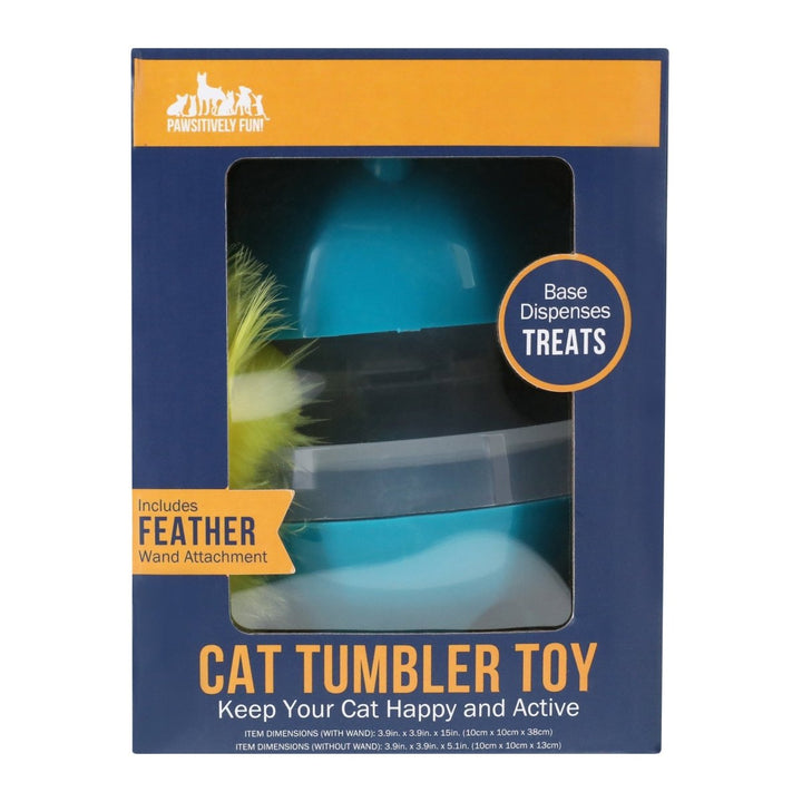 Zegsy treat-dispensing cat tumbler toy - UTLTY