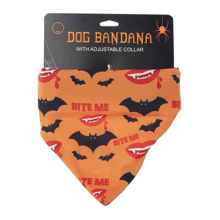 Zegsy vampire bats halloween pet collar & bandana set - UTLTY