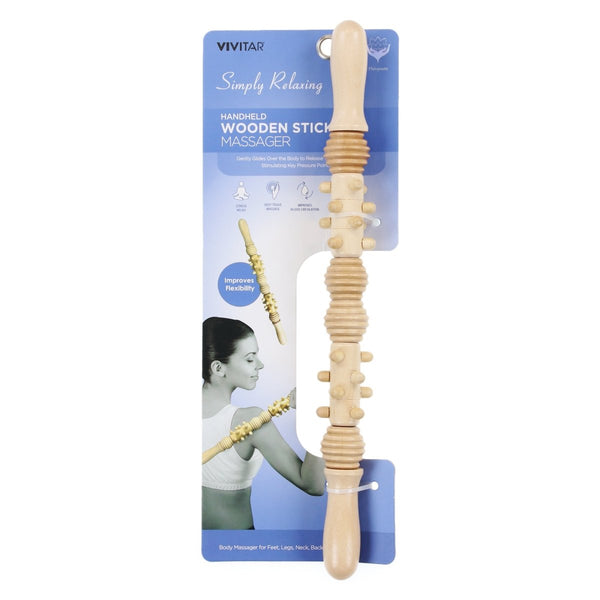 Zegsy vivitar® handheld wooden body massager - UTLTY