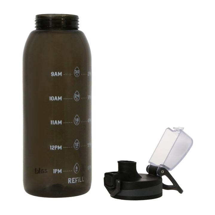 Zegsy zak!® refill countdown 40oz reusable water bottle - UTLTY